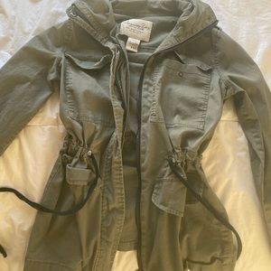 AMERICAN RAG green utility jacket women’s